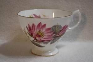 Royal Albert Bone China Pink Floral Gold Trim Teacup