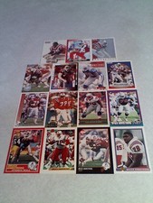 *****Bruce Armstrong*****  Lot of 100 cards.....40 DIFFERENT / Football    