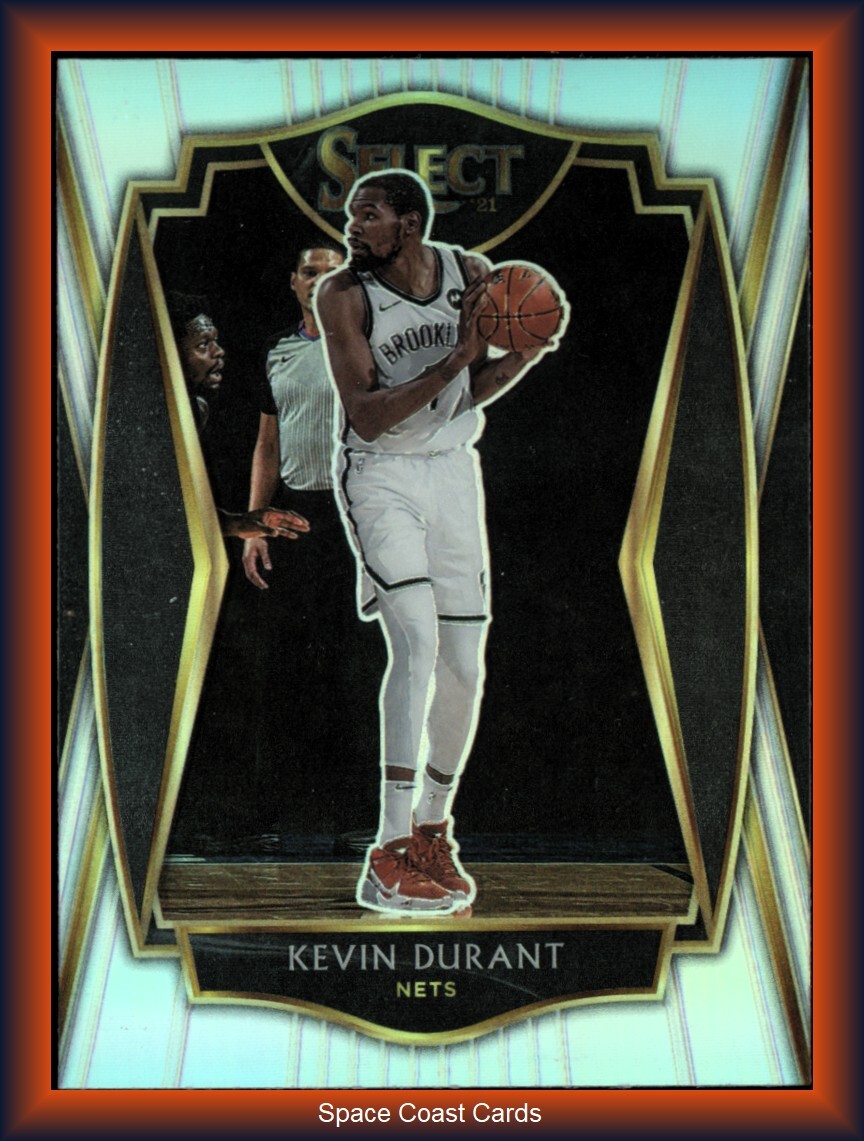 2020-21 Panini Select Premier Level Silver Prizm Kevin Durant #101