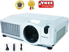 Hitachi CP-WX625 3LCD Projector Conference Room 4000 Lumens HD 1080i HDMI bundle