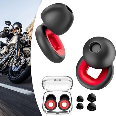 Motorrad Ohrstöpsel 24 dB reduzieren Windgeräusche, Wiederverwendbar Ohrstöpsel