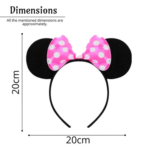 Cartoon Mouse Ears Headband for Kids & Adults - Disney Party Accessory - Picture 2 of 49