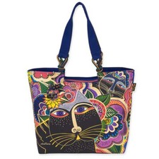 Laurel Burch Carlotta's Cats Shoulder Tote LB5490