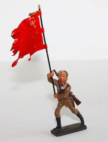 Lineol USA Metal WWII Russian Infantry Soldiers - 18 Piece Collection - Picture 6 of 7