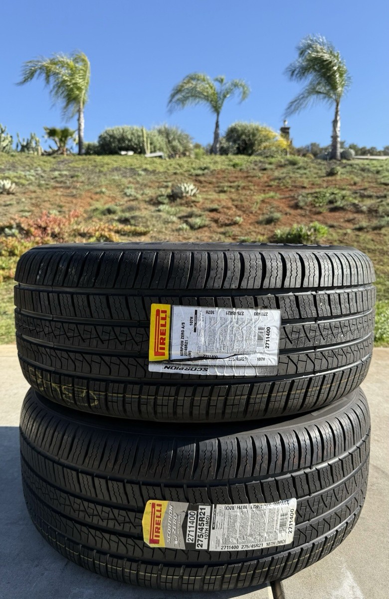 TWO BRAND NEW 275/45R21 107H Pirelli Scorpion Zero MO Mercedes All