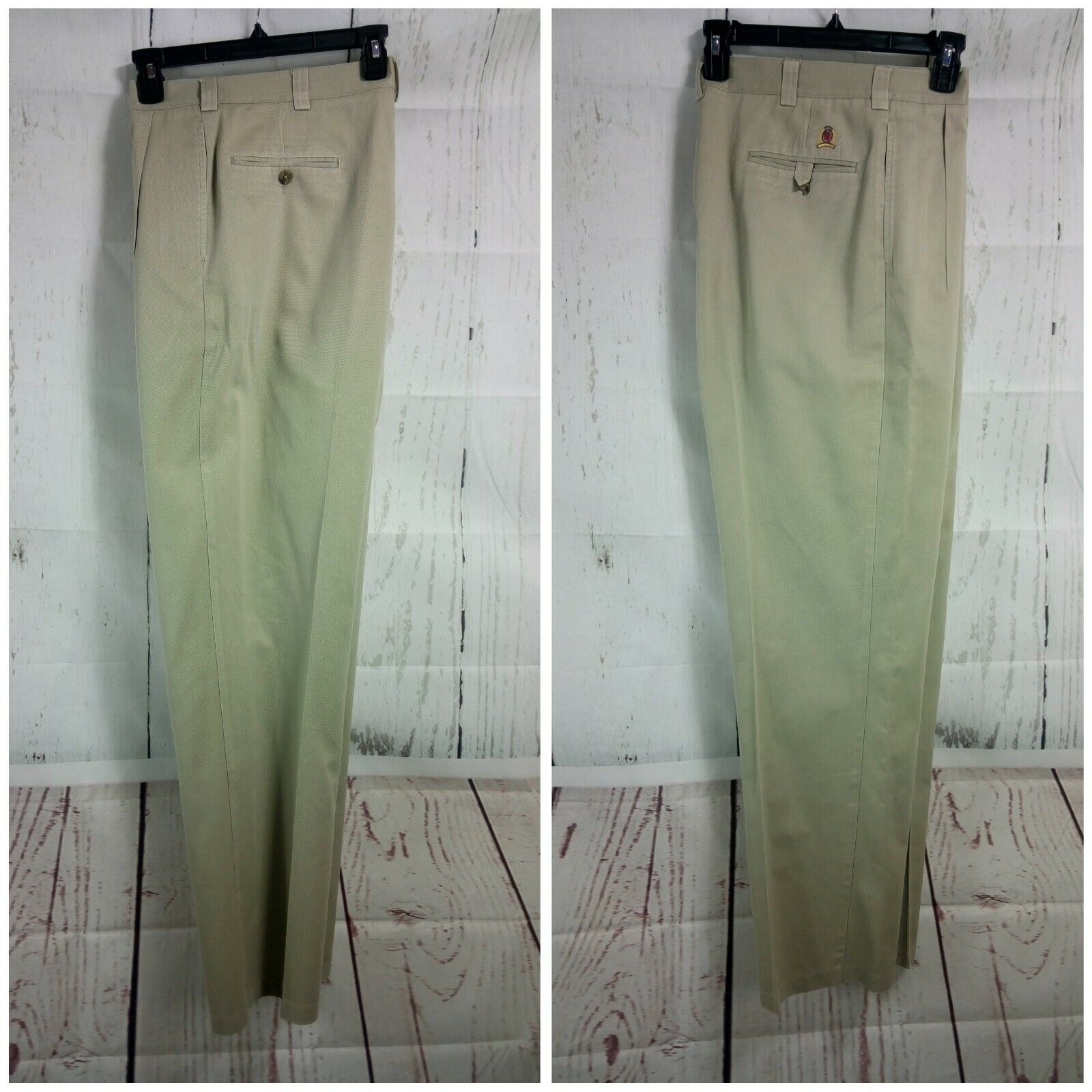 Tommy Hilfiger Khaki Tan Casual Dress Pants 34x34… - image 1