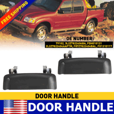 Door Handle For 1998-2001 Ford Explorer Door Handle Set Front Outer Left & Right