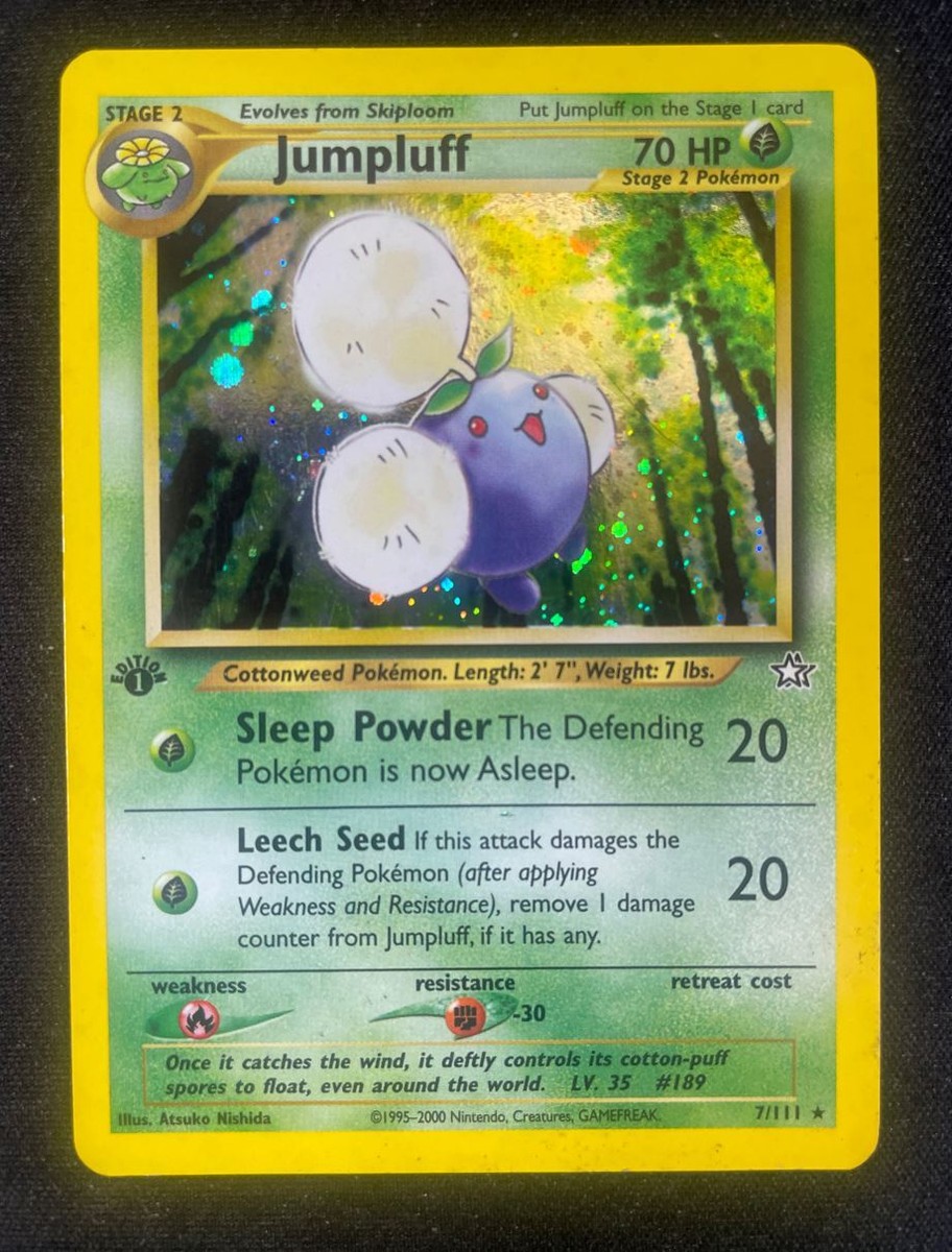 Pokemon Card: 1st Edition Jumpluff Holo Neo Genesis (EX) | eBay