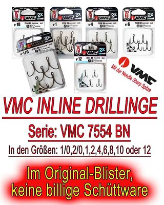 Drilling  VMC 7554 BN  Varianten No.1 / 2 / 4 / 6 / 8 / 10 / 12 / 1/0 & 2/0