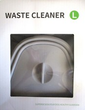 Super Design Mfg., Gray Collapsible Dog Waste Cleaner/Disposable Bags, L, NIB