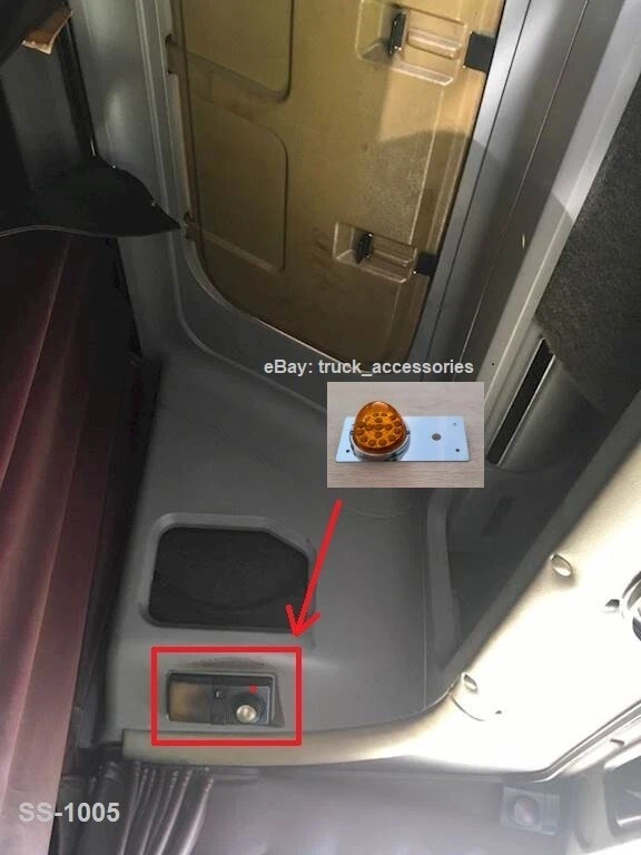 JML Freightliner FLC/FLD Classic Above Door Watermelon Light Plate ONLY - Image 2 of 4