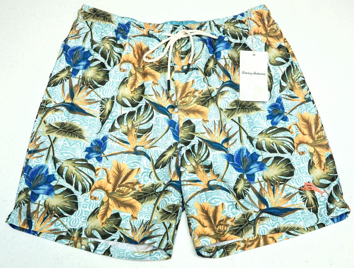 Tommy Bahama Swim Trunk Board Shorts Naples Tikis in the Tropics