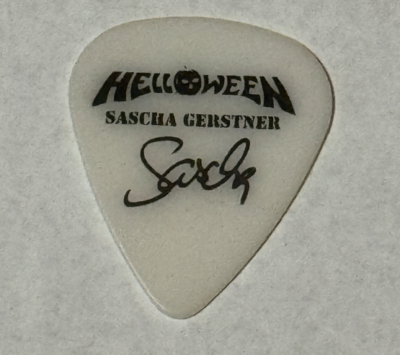 HELLOWEEN ハロウィン サシャ ゲルストナー ギター ピック Vintage Helloween Sasha Gerstner Signature Guitar Pick Tour