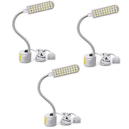 1/2/3/10PCS 30 LED luce per macchina da cucire lampada a collo d'oca con base magnetica Q2O0 - Foto 4 di 5