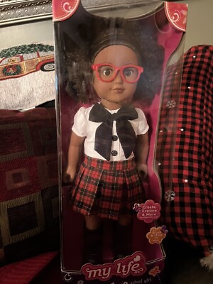 My Life As African American 18” Schoolgirl Poseable Doll w