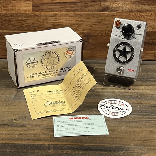 USED Fulltone Custom shop Ranger OC75 Overdrive Guitar Effect Free Shipping - Picture 2 of 6