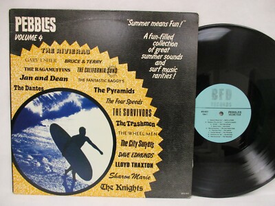 Pebbles Volume 4 1979 LP NM BFD 5021 The Trashmen Jan And Dean Dantes Rivieras