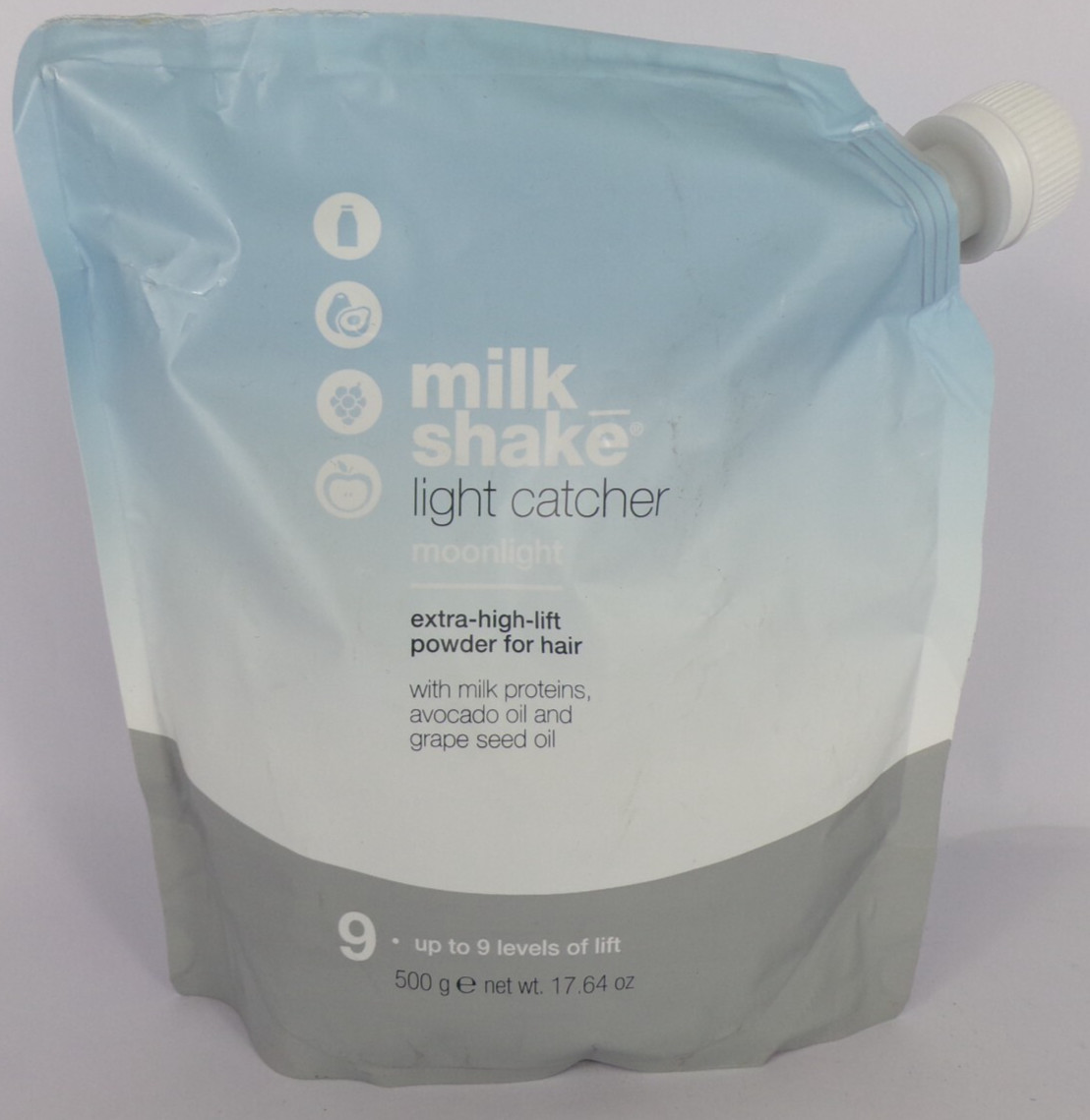 Poudre décolorante Milk Shake 9 Tons contre les reflets roux, éclaircissant cheveux 500gr