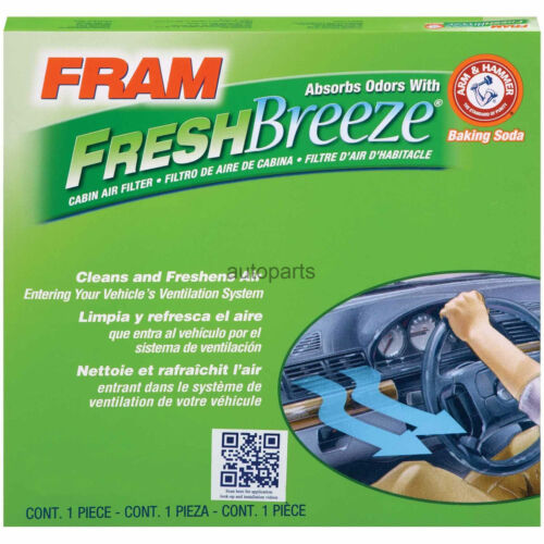 FRAM CF10743 Fresh Breeze Cabin Air Filter with Arm & Hammer US Seller R7 - Picture 2 of 7