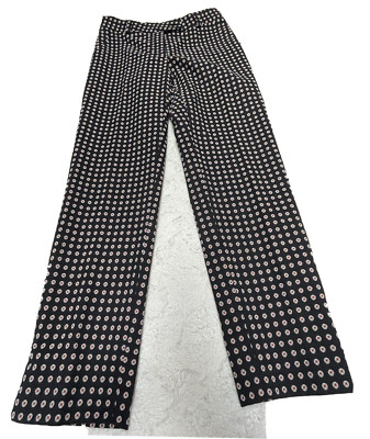 Maison Common Munich Women's Size 34 Casual Ankle Trousers Pants Floral Pattern
