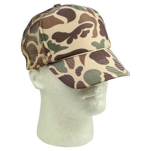 Trucker Hat Baseball Cap Mesh Retro Caps Blank Plain Hats OR Kid's Youth's Caps - Picture 226 of 374