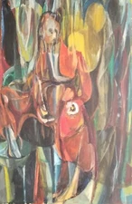 Original Oil On Board By BLAUSTEIN   34" x 22"