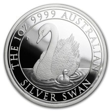 2018 P Australian Swan 1 oz. .9999 Proof Coin W/Box & COA MINTAGE OF ONLY 25,000