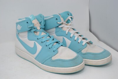 Nike AJKO 1 Mens 13 Basketball Shoes Bleached Aqua Mid Top Sneakers DO5047-411