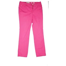 Brax Mary Women's Stretch Jeans Pants Straight Comfort 36K S W27 L30 Pink Thin