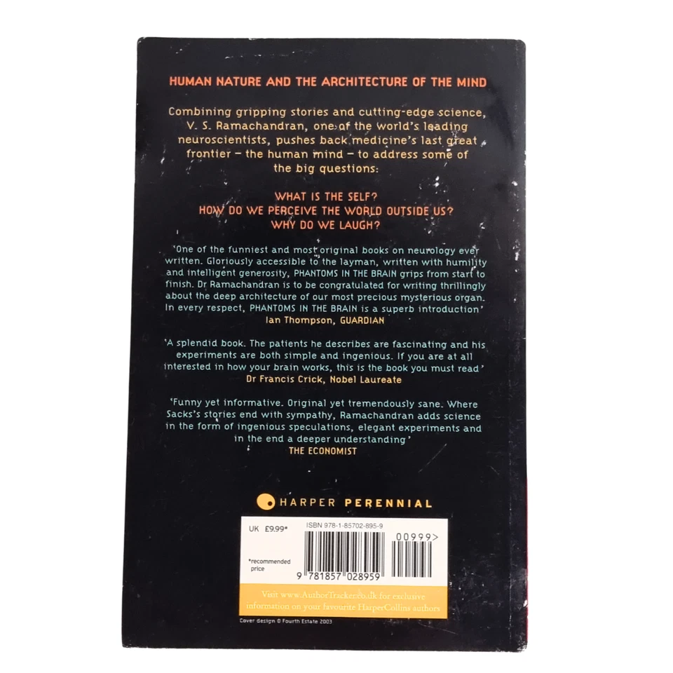 Phantom's in the Brain Sandra Blakeslee & V.S. Ramachandran Neurological - Image 2 of 4