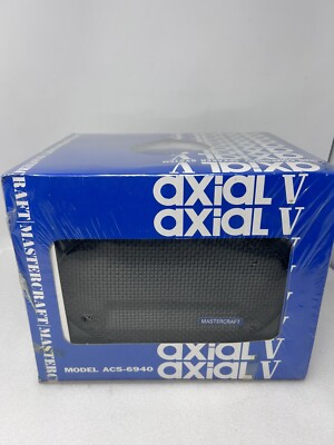 Mastercraft Axial V ACS-6940 100W 5-Way Quin-Component Car Speakers NIB