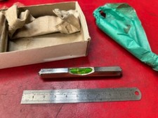 Superb Vintage Smallwood Birmingham Chromed  Brass Bubble Level Gauge  Rare NEW!