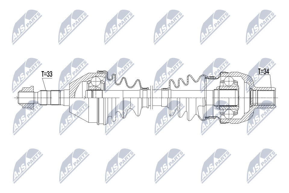 Driveshaft For Opel Astra H 2.0T 04-, Zafira B 2.0T 05- /Right/ - Image 5