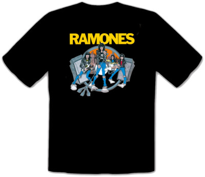 Ramones Music Rock SCHWARZE T-Shirt -009