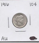 1916 Barber Dime AU