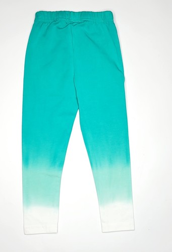 Polo RALPH LAUREN Girls 5 Spandex PANTS Green Stretch Leggings OMBRE DIP DYED - Picture 2 of 24