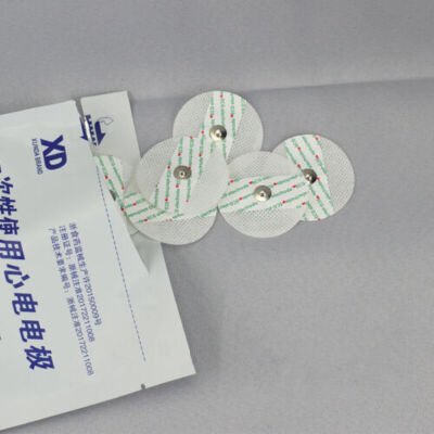 50pcs Disposable Electrodes Pads for Portable ECG EKG Heart Monitor Home Use US
