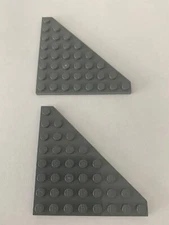 LEGO Parts 30504 (2pcs) Wedge, Plate 8 x 8 Cut Corner Pick Color