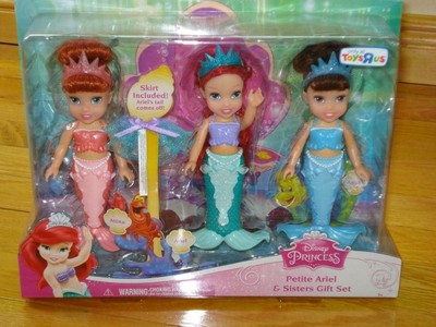 petite ariel and sisters gift set