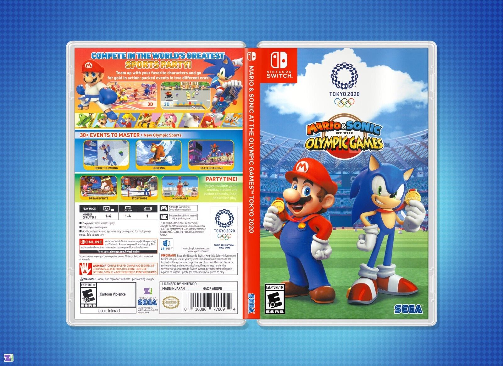  Mario & Sonic at the Olympic Games Tokyo 2020 - Nintendo Switch  : Mario & Sonic