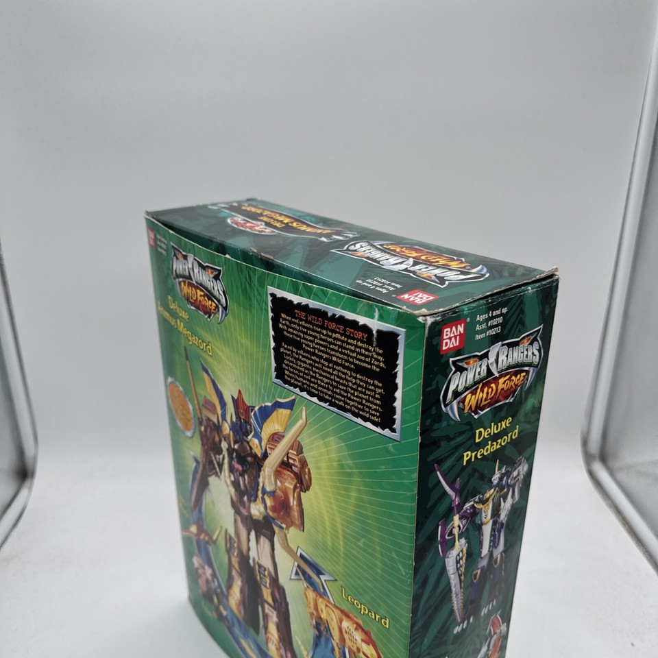 Power Rangers Wild Force Deluxe Animus Megazord Toy 2002 US Box Bandai ...