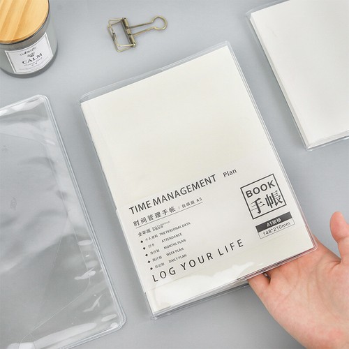 PVC Transparent Notebook Cover Waterproof Journal Planner Protective Cover A5/A6 - Picture 14 of 20