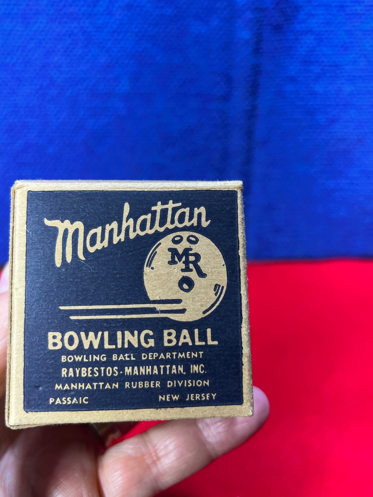 MINI Bowling Ball Figurine Salesman Sample Manhattan Rubber Plastic Model PP63 eBay