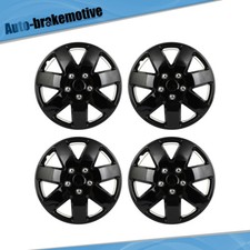 4 Pcs 16 Inch Wheel Hub Caps Black Snap On For All Makes Models Wheel Cover Kit 4 Pcs 16 Inch Wheel Hub Caps Black Snap On For All Makes Models Wheel Cover Kit