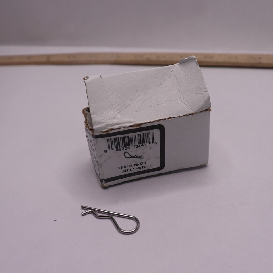 (25Pk) Hillman Hitch Pin Clip Stainless Steel .062 x 15/16 43976 eBay