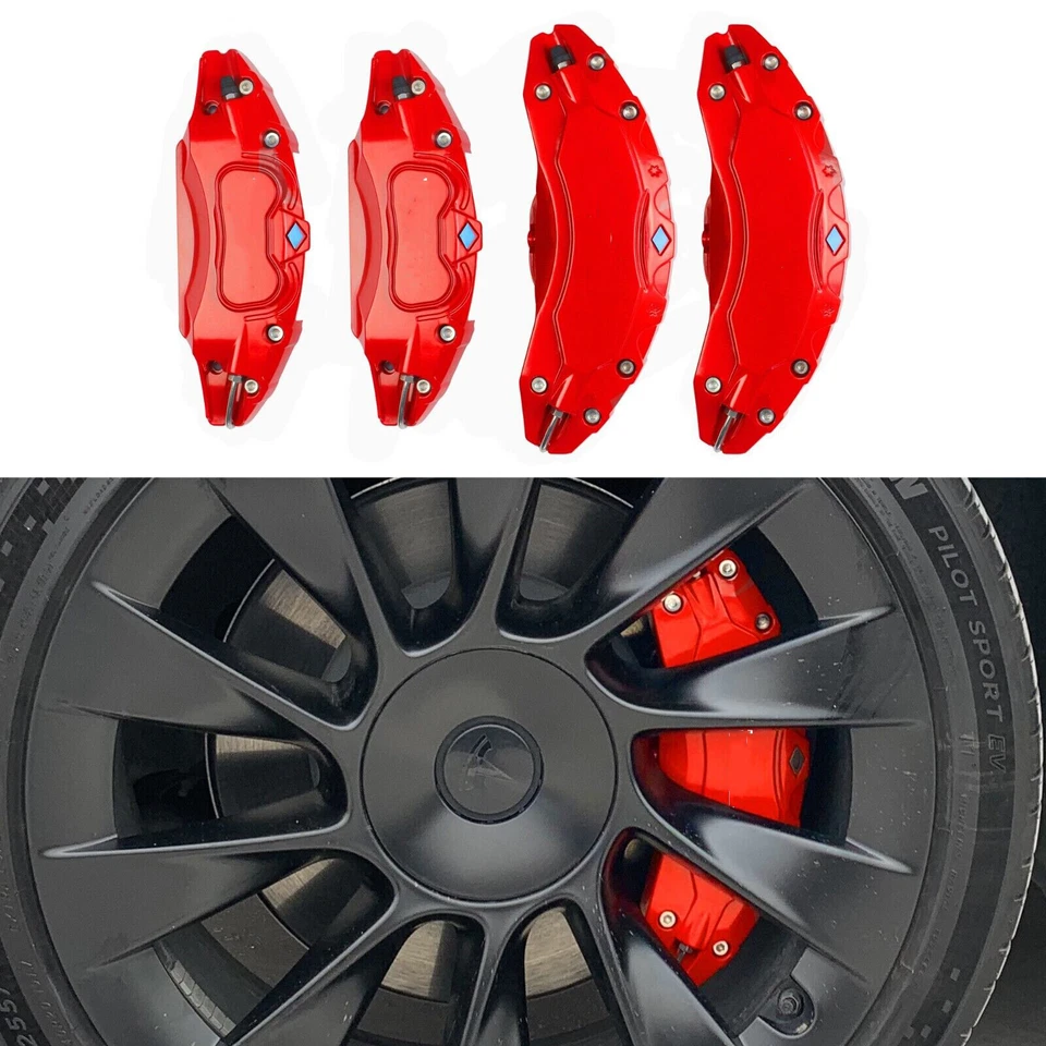9 Colors Brackets Caliper Covers for Telsa Mode Y 2020-2024 Accessories Decals - Bild 2 von 4