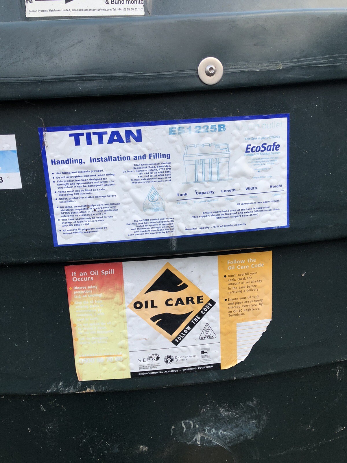 double bunded oil tank eBay