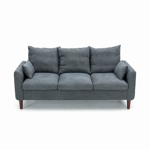 Modern L-Shaped Corner Sofa 2 3 Seater Armchair Couch With Footstool - Picture 231 of 411