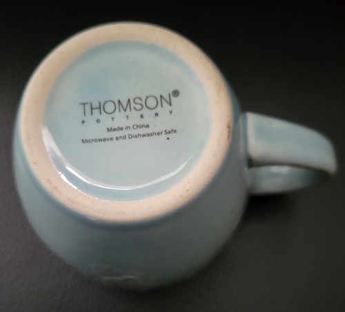 SET OF 5 THOMSON CAPE COD COFFEE MUGS CUPS BLUE SHELLS - Picture 3 of 3