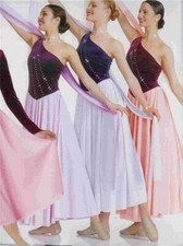 DANCE COSTUME LYRICAL BALLET SKATE VIOLET ARTSTONE MELANCHOLY